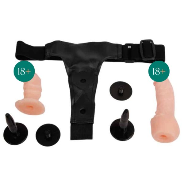 DOUBLE Head Strap Realistic Dildo For Her | buy Adult toys Online at 18Plus World Malaysia