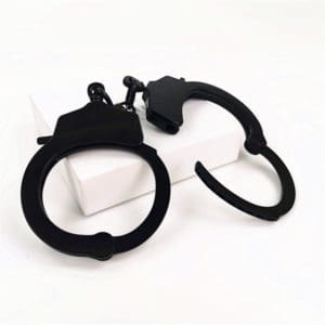 ROMMFUN BDSM Fashion Black Handcuffs For Fun | buy Adult toys Online at 18Plus World Malaysia