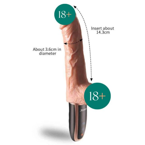 JEUSN Curve Head Realistic Dildo For Her | buy Adult toys Online at 18Plus World Malaysia