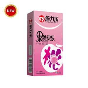 PLEASURE MORE Peach Flavor Condom (10 pcs) Condom | buy Adult toys Online at 18Plus World Malaysia