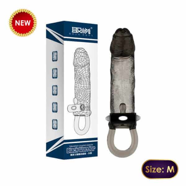 Black Warrior Super Crystal (L) Condom | buy Adult toys Online at 18Plus World Malaysia