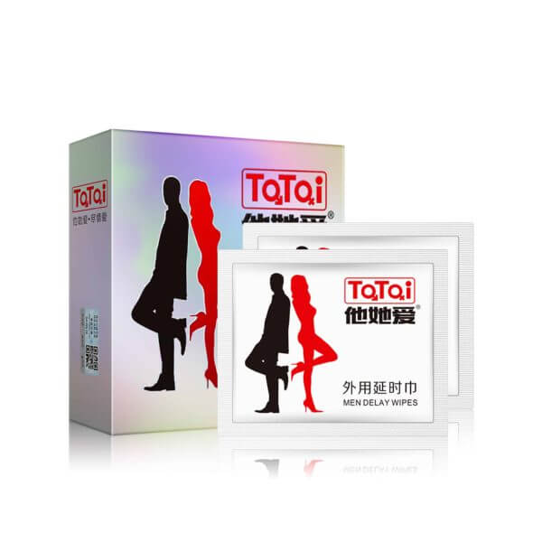 TaTai Men Delay Wipes 10pcs For Him | buy Adult toys Online at 18Plus World Malaysia
