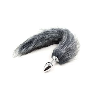 Wild Fox Tail Anal Butt Plug (Grey) Anal | buy Adult toys Online at 18Plus World Malaysia