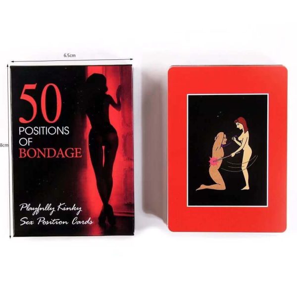 Adult Playing Cards – 50 Positions of Bondage For Fun | buy Adult toys Online at 18Plus World Malaysia