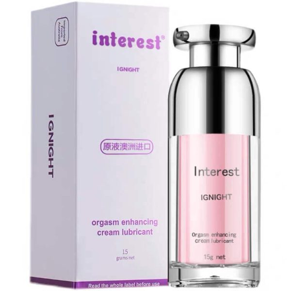 INTEREST Orgasm Enhancing Cream Lubricant 15g For Her | buy Adult toys Online at 18Plus World Malaysia
