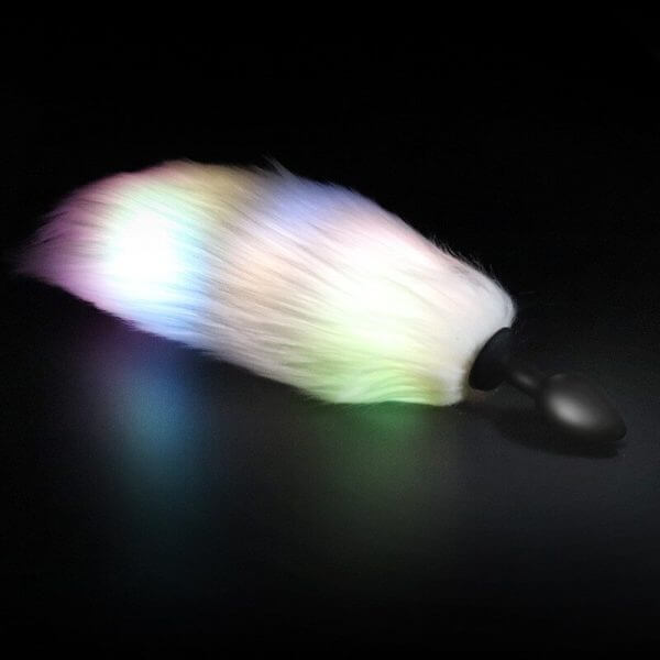 Glow in Dark Wild Fox Tail Anal Butt Plug Anal | buy Adult toys Online at 18Plus World Malaysia