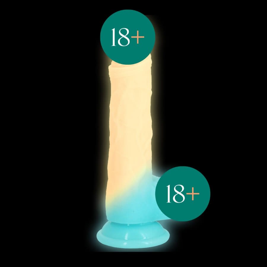 Naught Buddies Glow in Dark Realistic Dildo For Her | buy Adult toys Online at 18Plus World Malaysia