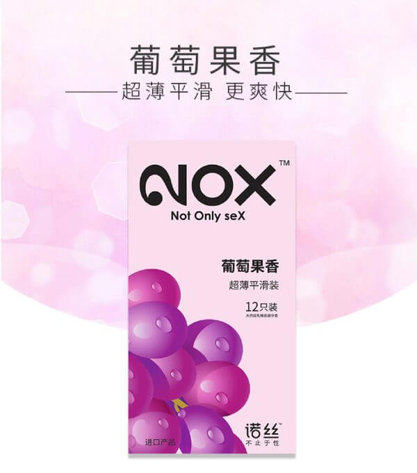 NOX Grape Super Thin Fun Condom Condom | buy Adult toys Online at 18Plus World Malaysia