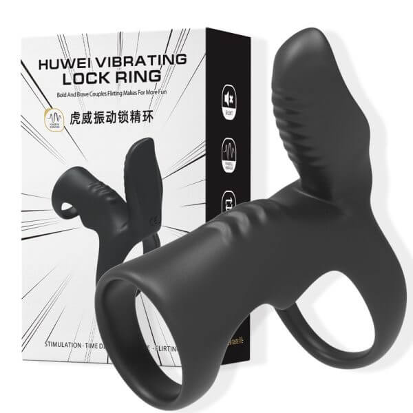 HUWEI Man Vibrating Lock Ring For Him | buy Adult toys Online at 18Plus World Malaysia