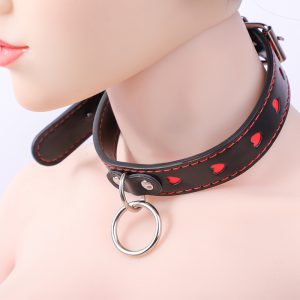 SM Black Love Leather Neck Leash For Fun | buy Adult toys Online at 18Plus World Malaysia