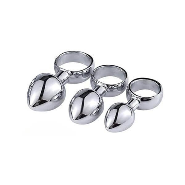 Stainless Steel Ring Anal Plug Set Anal | buy Adult toys Online at 18Plus World Malaysia