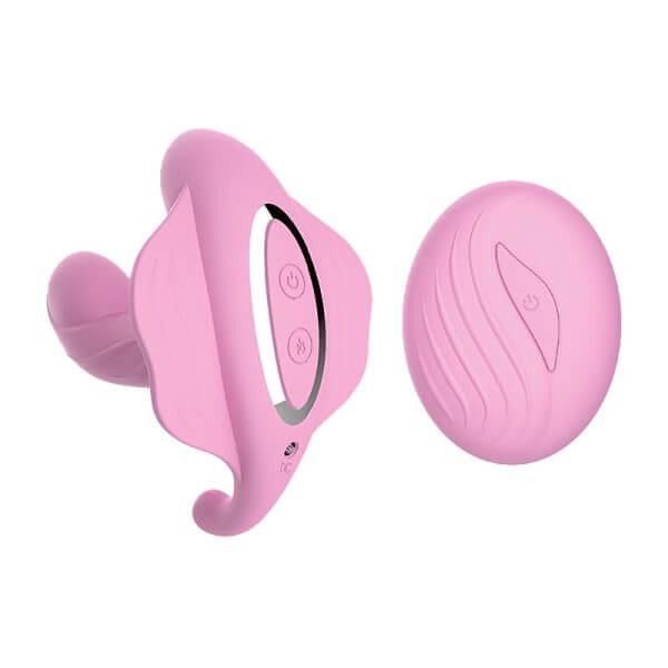 Pinky Cute Butterfly Wearable Thrusting Vibrator AV Vibrator | buy Adult toys Online at 18Plus World Malaysia