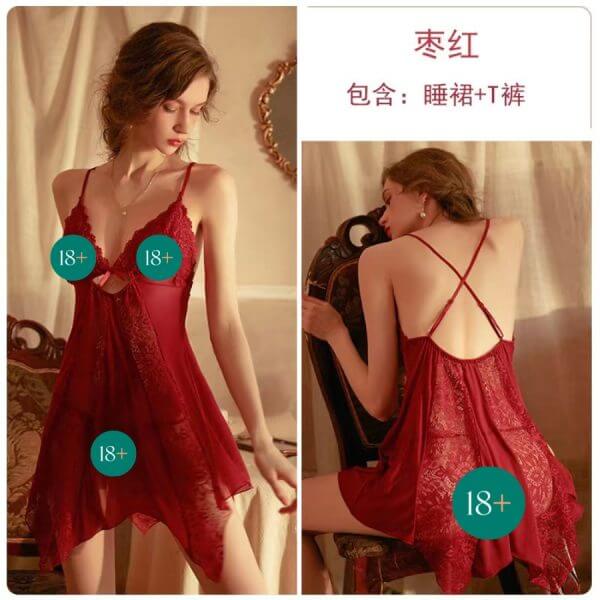 Red Hot Sexy Sweetie Lace Lingeries For Her | buy Adult toys Online at 18Plus World Malaysia